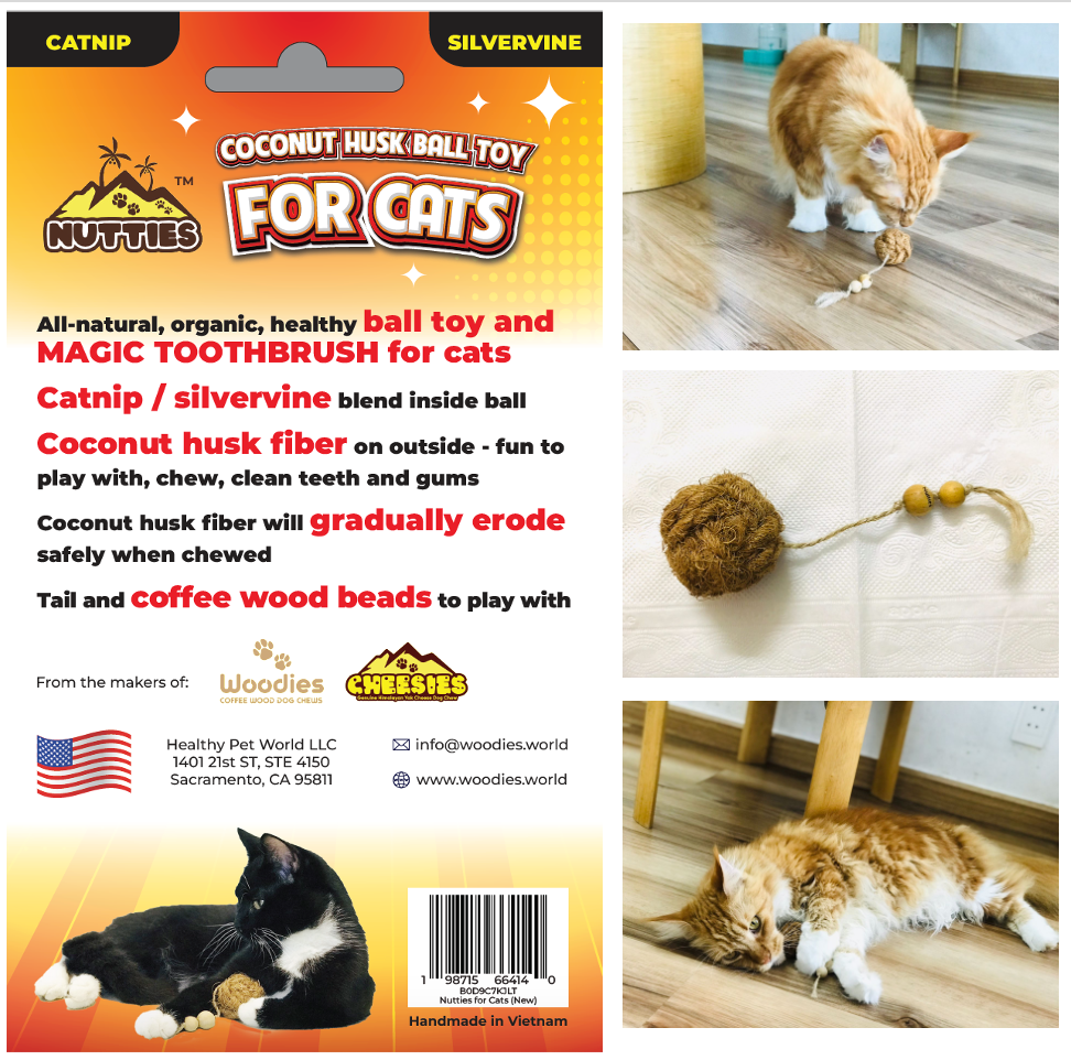 Wholesale Nutties for CATS natural ball catnip magic toothbrush for your store Faire