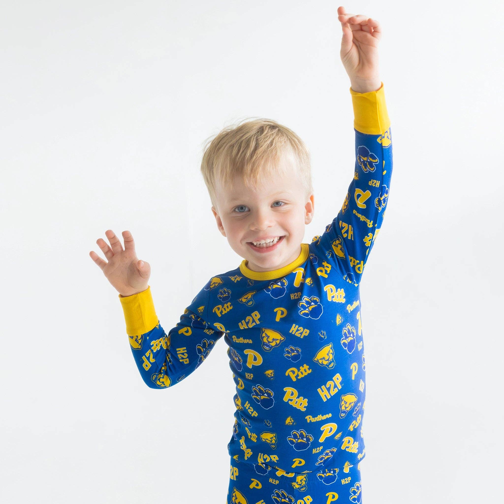 Tailgate Tikes - Wholesale Sleepwear Set - Kids - Pitt Panthers Two-Piece Pajama Set8