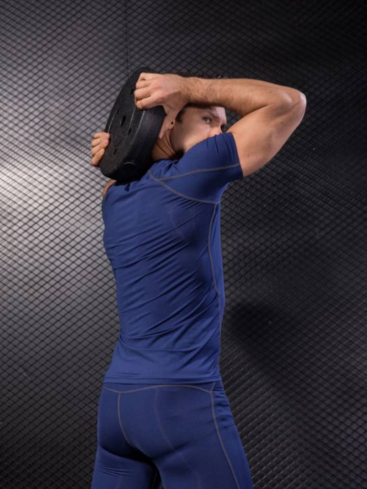 Active by Anna-Kaci - Wholesale Athletic top – men's - Men's Compression Short Sleeve Athletic T-Shirt8