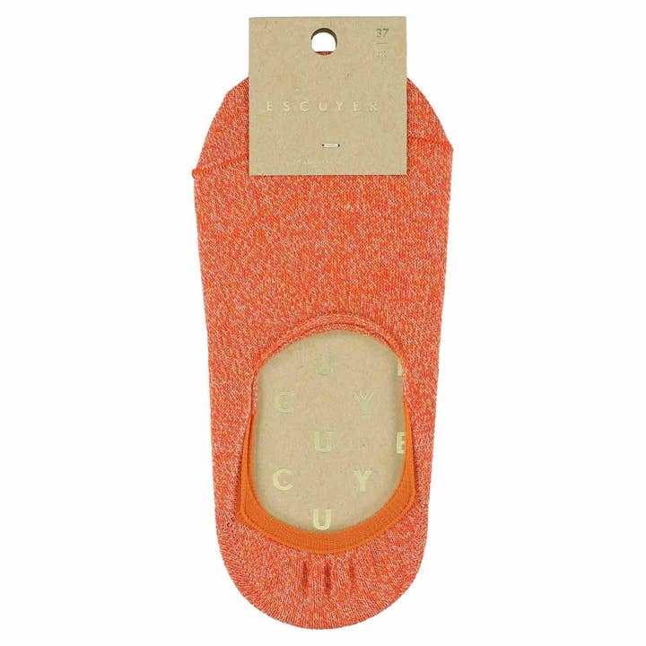 Meias Sem Show Femininas - Laranja por atacado de ESCUYER