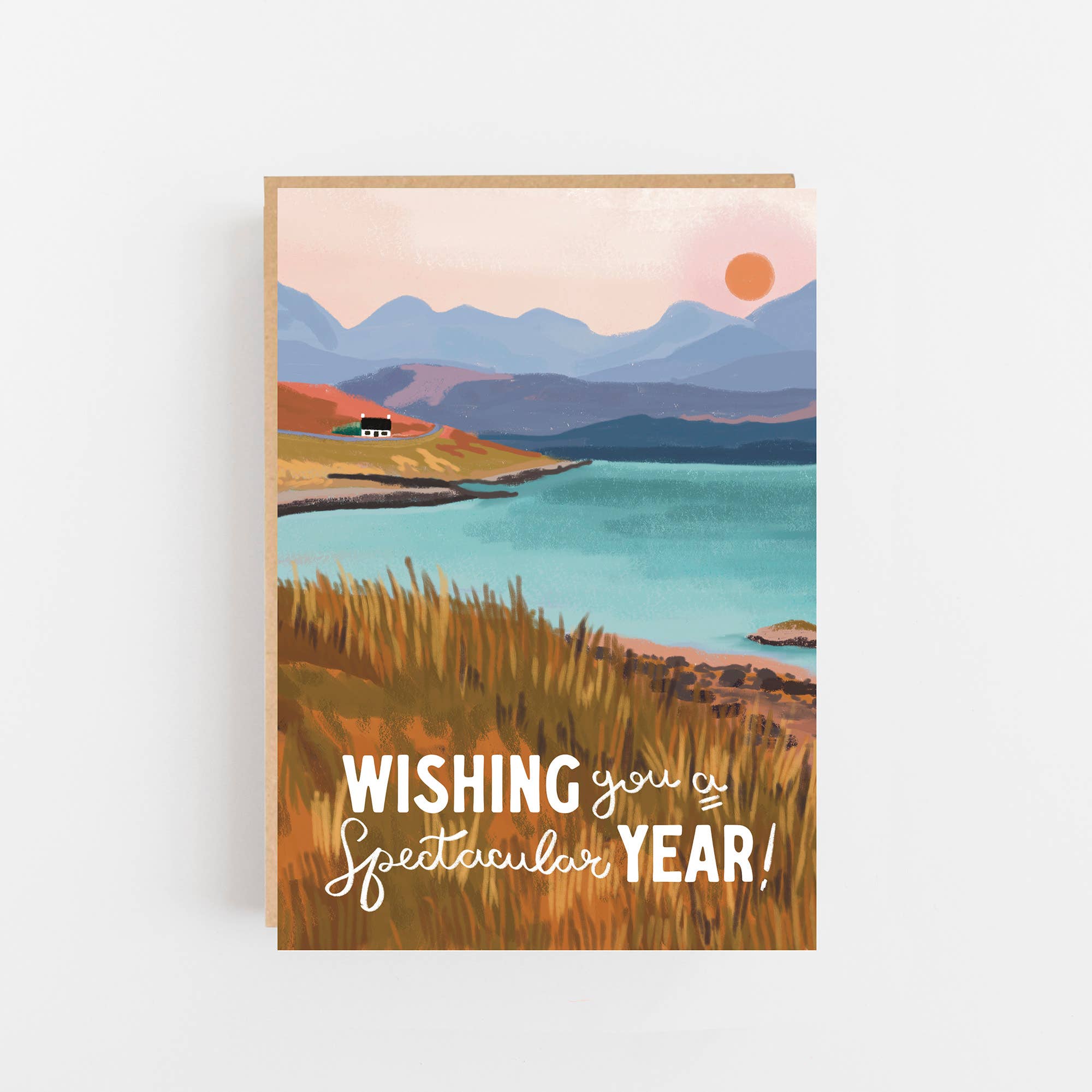 Lomond Paper Co - Wholesale Christmas Card - Wishing You A Spectacular Year Greeting Card