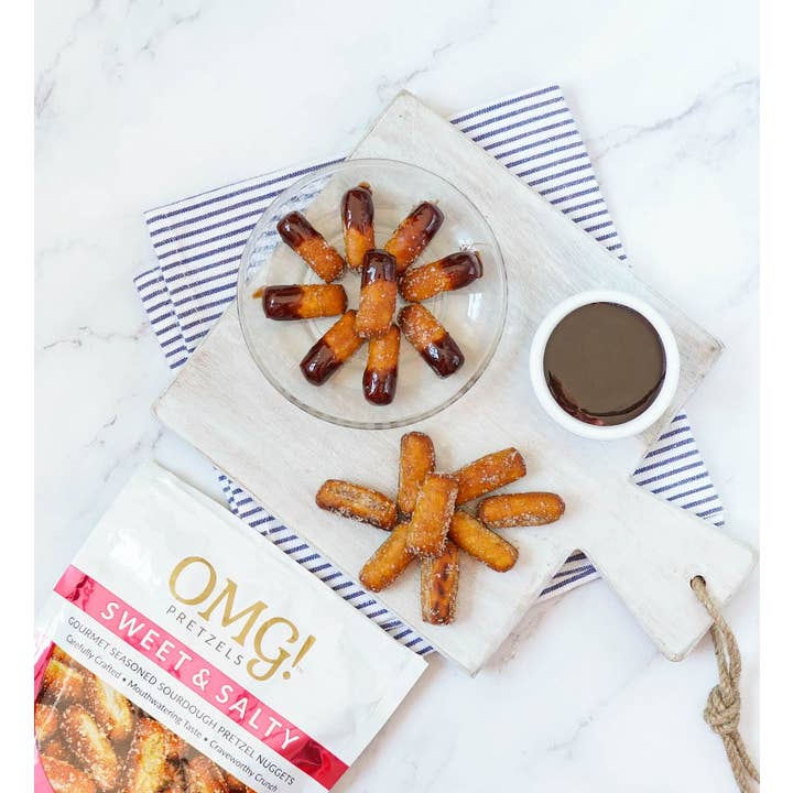 OMG! Pretzels - Wholesale Pretzels - Sweet & Salty Sourdough Pretzel Nuggets 5.5 oz2