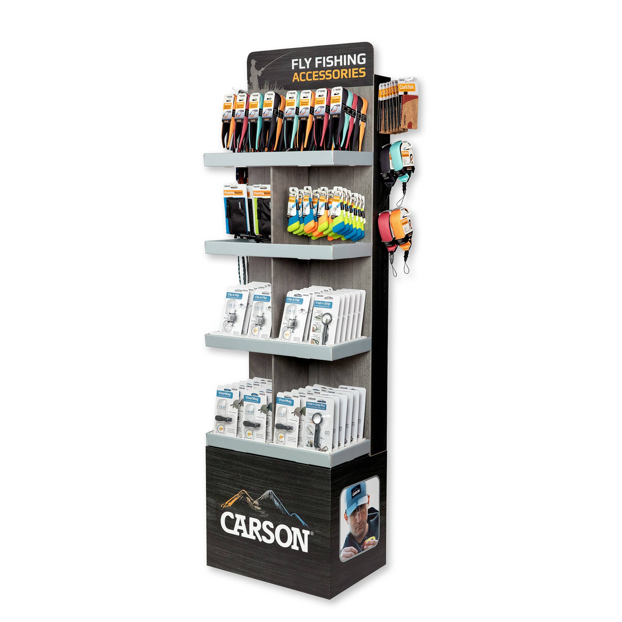 Carson - Wholesale Retailer Display - Accessories - Fly Fishing Floor Display2