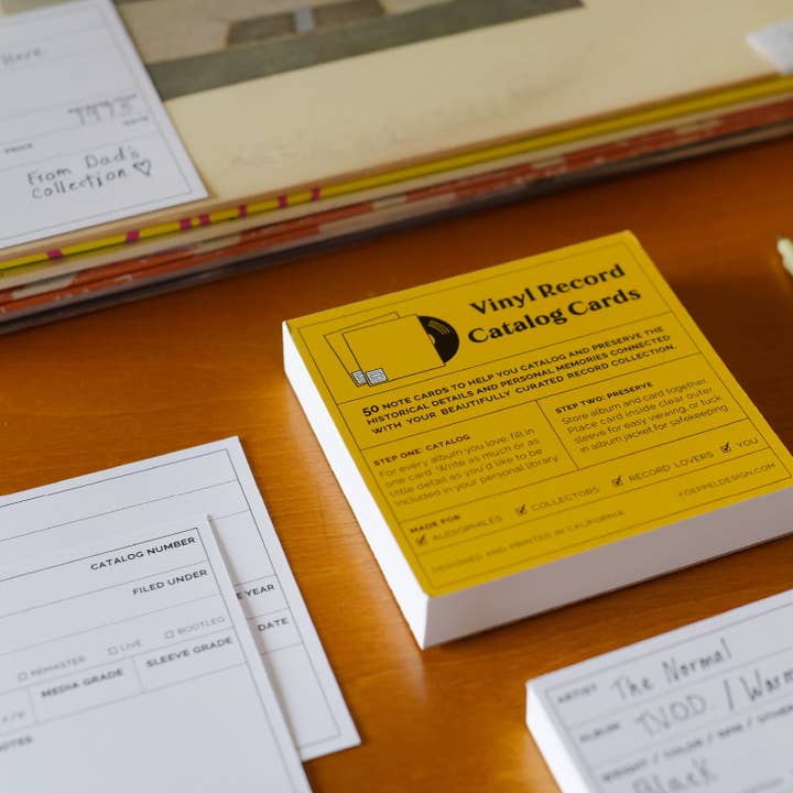 Koeppel Design - Wholesale Music Accessory - Catalog Cards for Vinyl Record Collections