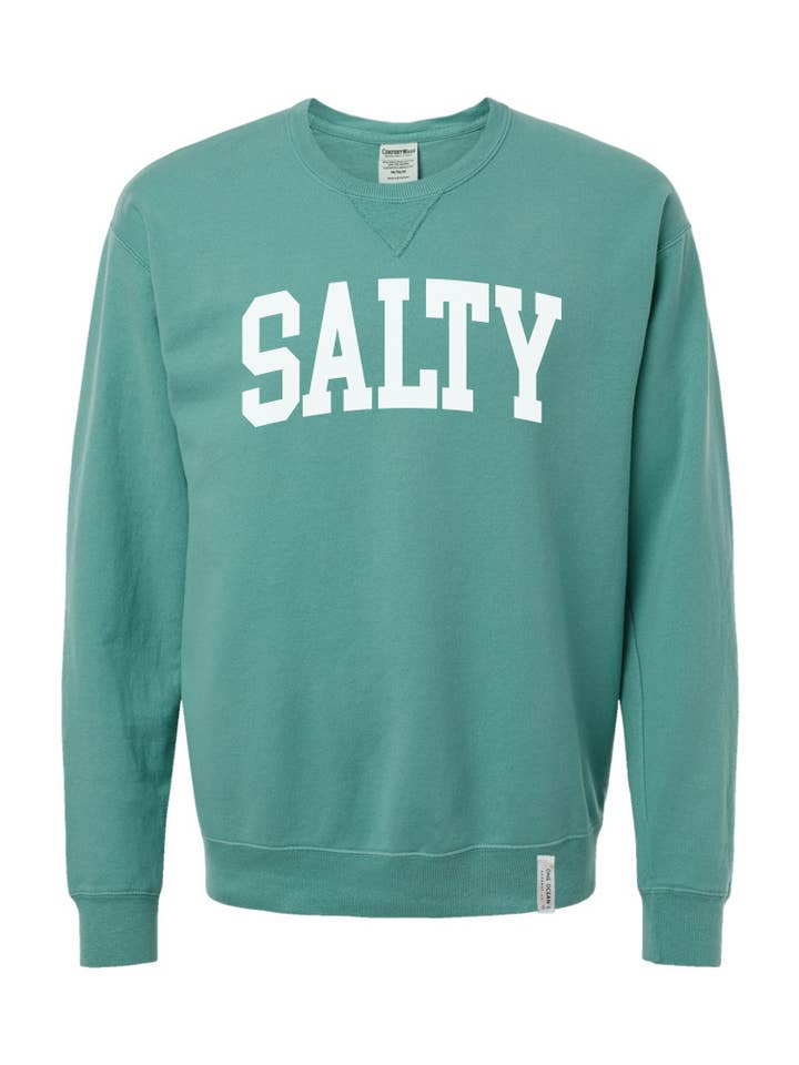 One Ocean Apparel Co.. - Wholesale Graphic Sweatshirt - Unisex - SALTY Crewneck - CUSTOM COLORS7