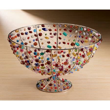 India Handicrafts Inc – Großhandel Früchtekorb – Perlenobstkorb1