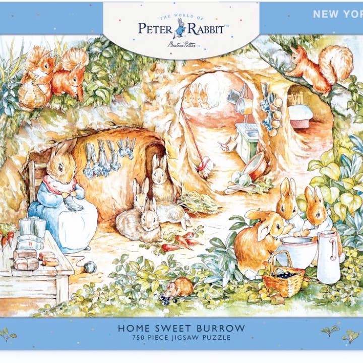 New York Puzzle Company - Wholesale Puzzle - Adult - Home Sweet Burrow - 750 Piece Jigsaw Puzzle