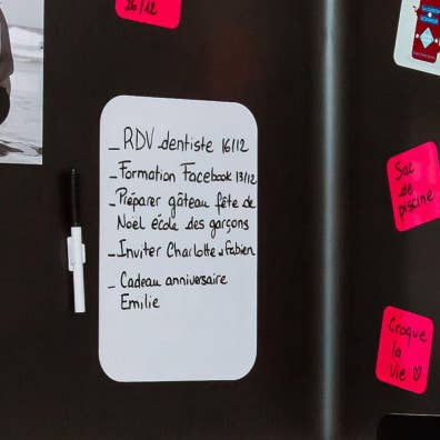 Ferflex - Wholesale Stationery/Notecard Set - White magnetic slate - 29x40cm1