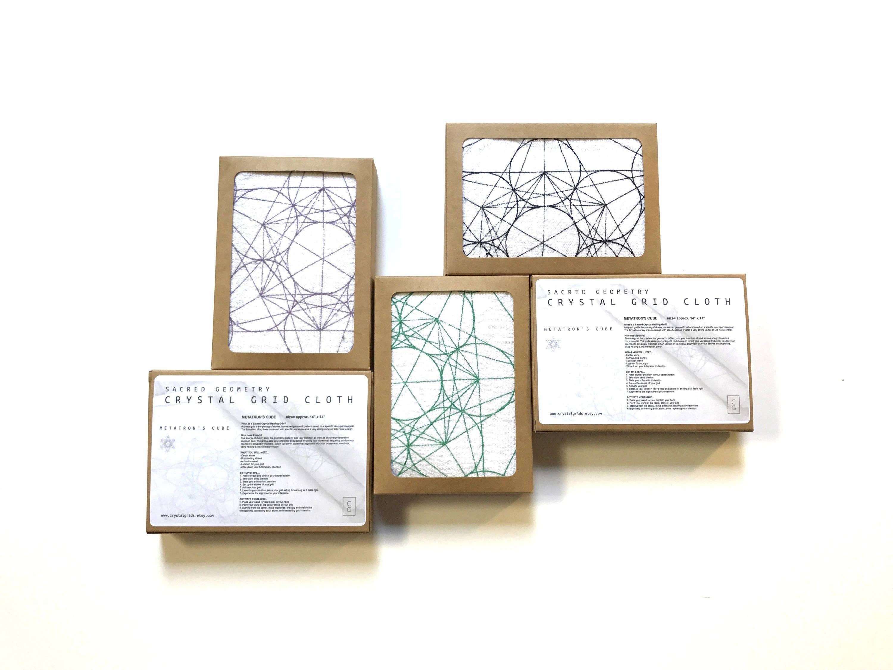 Variety Metatron's Cube - Crystal Grid Cloth for wholesale on Faire3