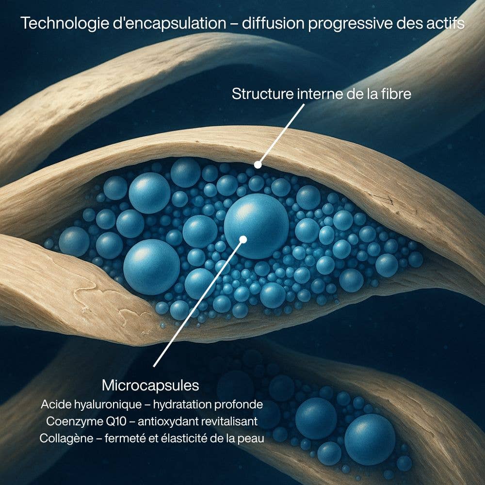 Inphysio - Wholesale Cotton Pad - Taie Cosmétique Anti-Âge | DERMACOLL2