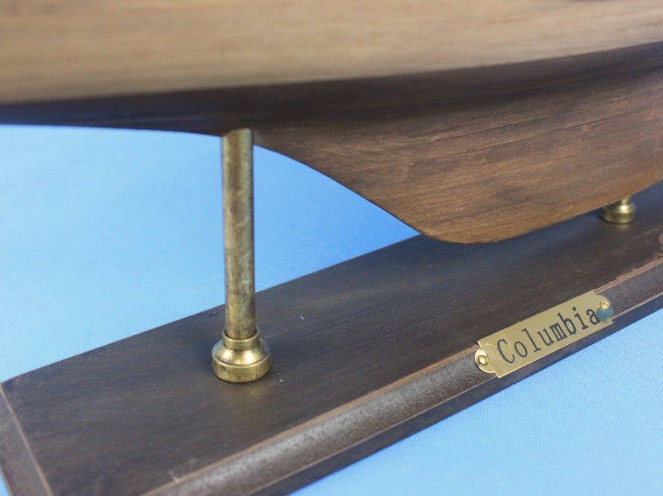 Hampton Nautical – Großhandel Tischdeko – Rustikale Columbia-Modell-Segelboot-Dekoration3