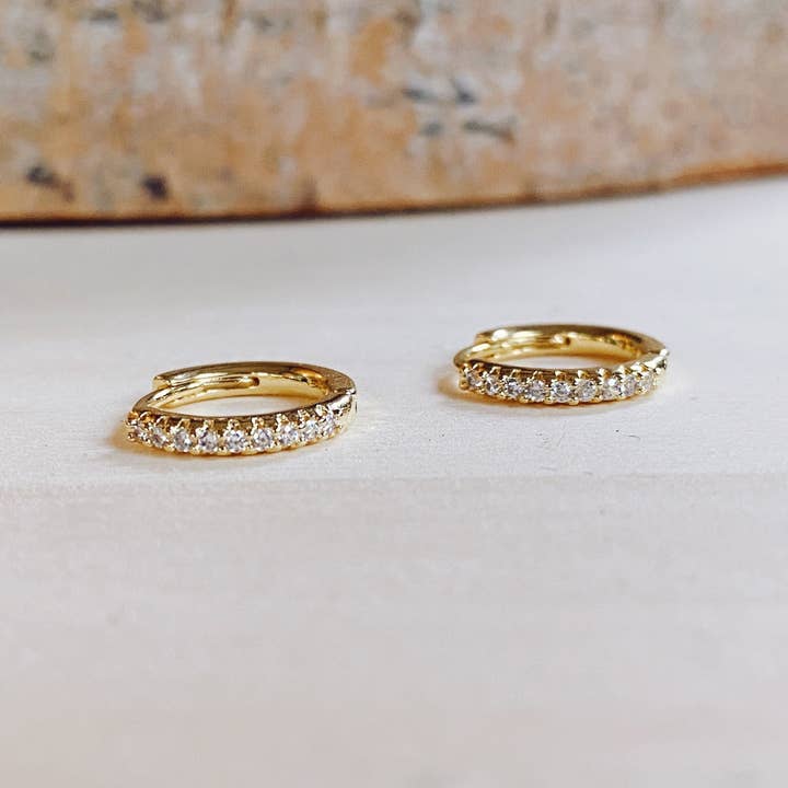 Cecelia Designs Jewelry - Wholesale Huggie Earrings - Gold Plated Lightweight Huggie Earrings 3