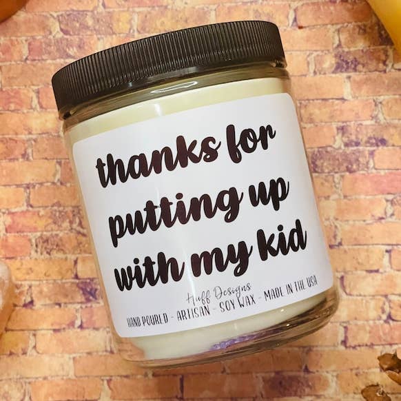 Teacher Gift, Favorite Teacher, Thank you Teacher for wholesale by Huff Designs Candle Co