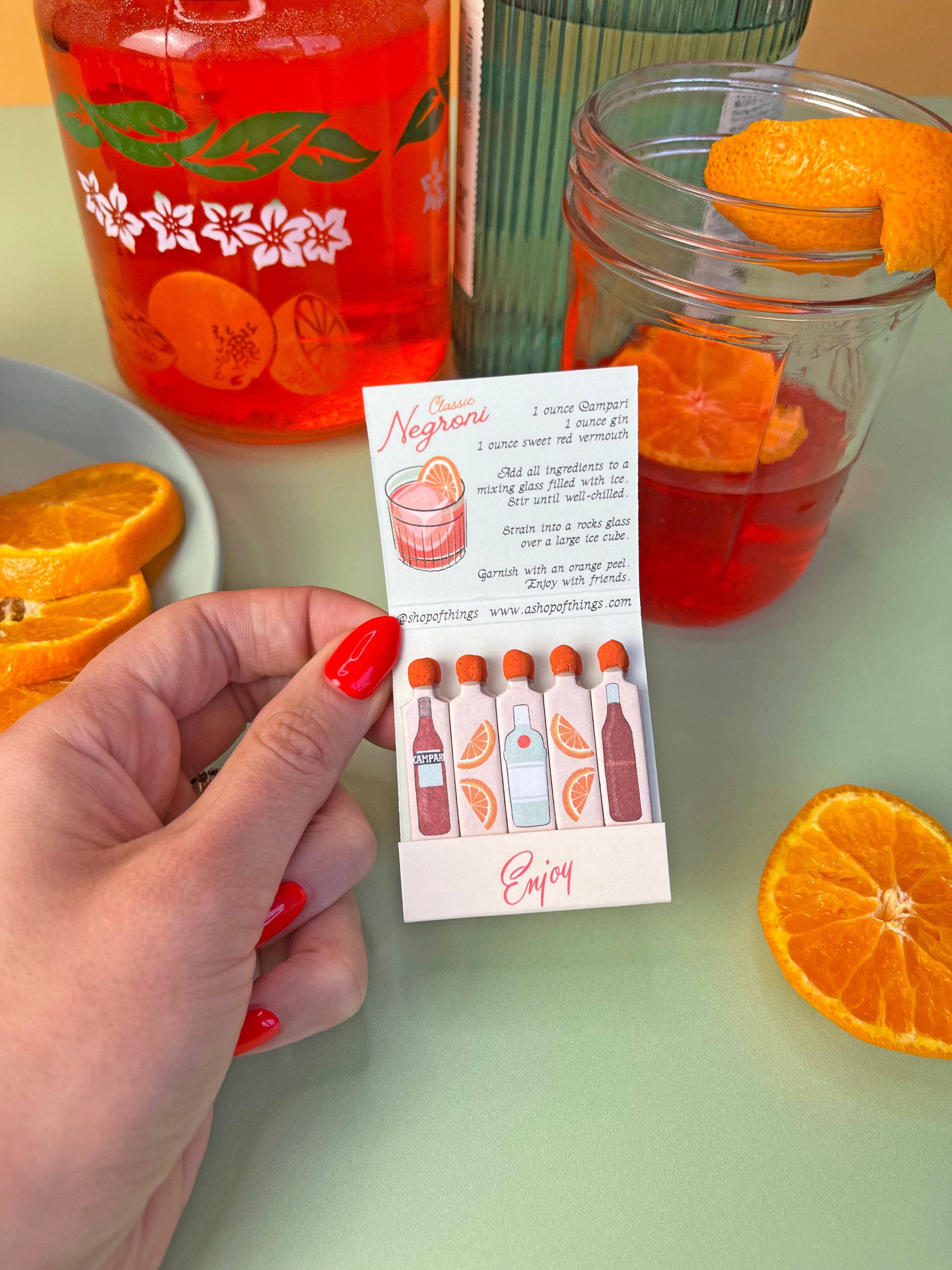 A Shop of Things - Vente Allumettes - Matchs de Negroni3