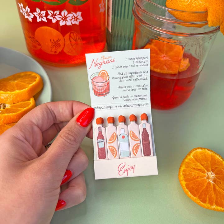 A Shop of Things - Vente Allumettes - Matchs de Negroni3