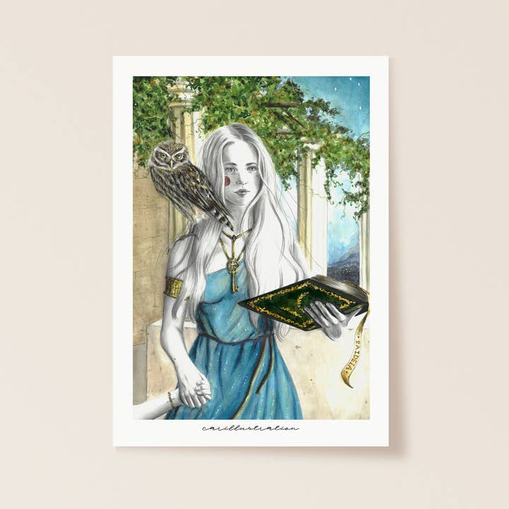Print Atenea for wholesale by Carillustration