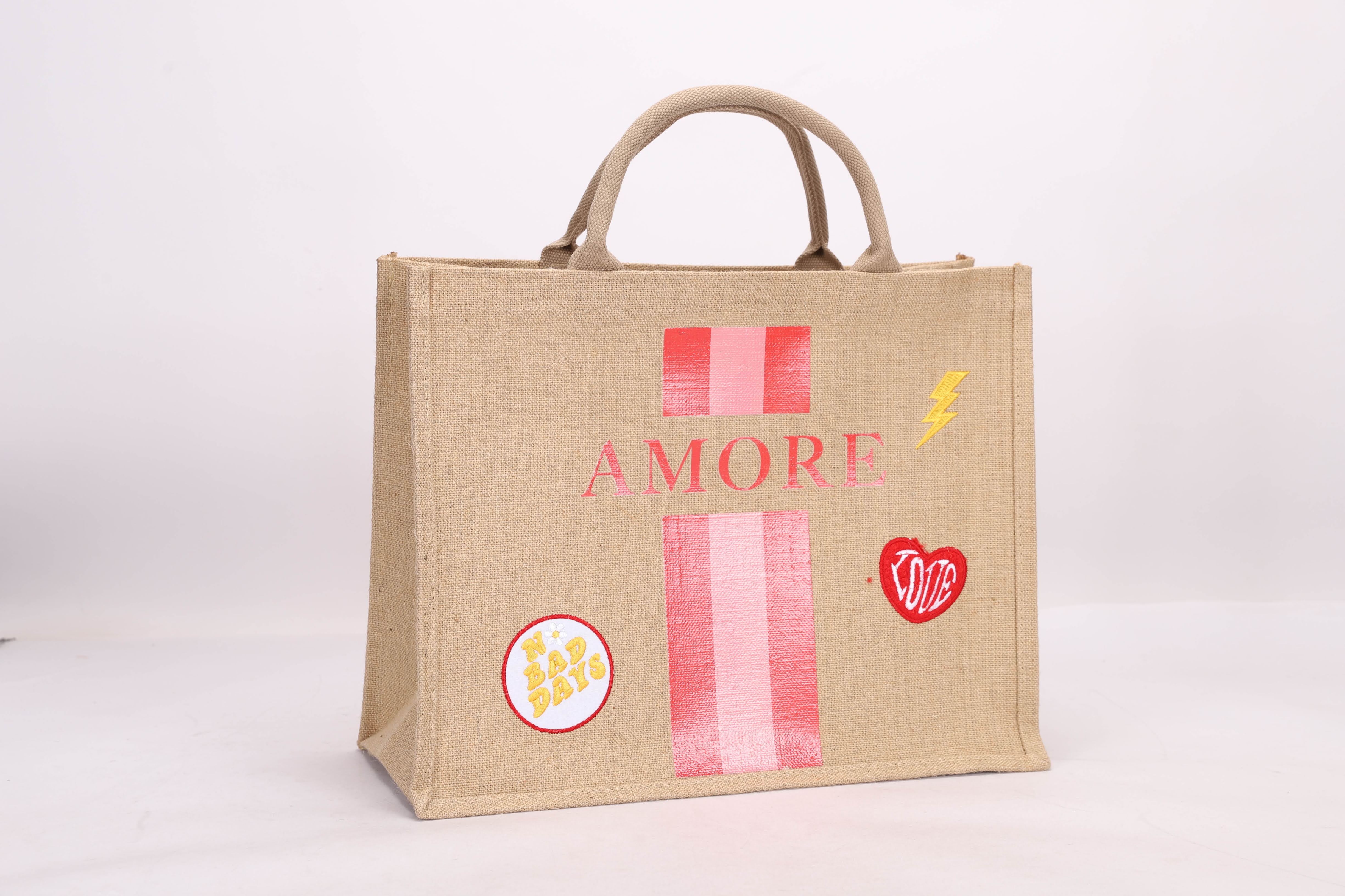AMABEA - Wholesale Tote Bag - Women's - BEACH BAG L.O.V.E.2
