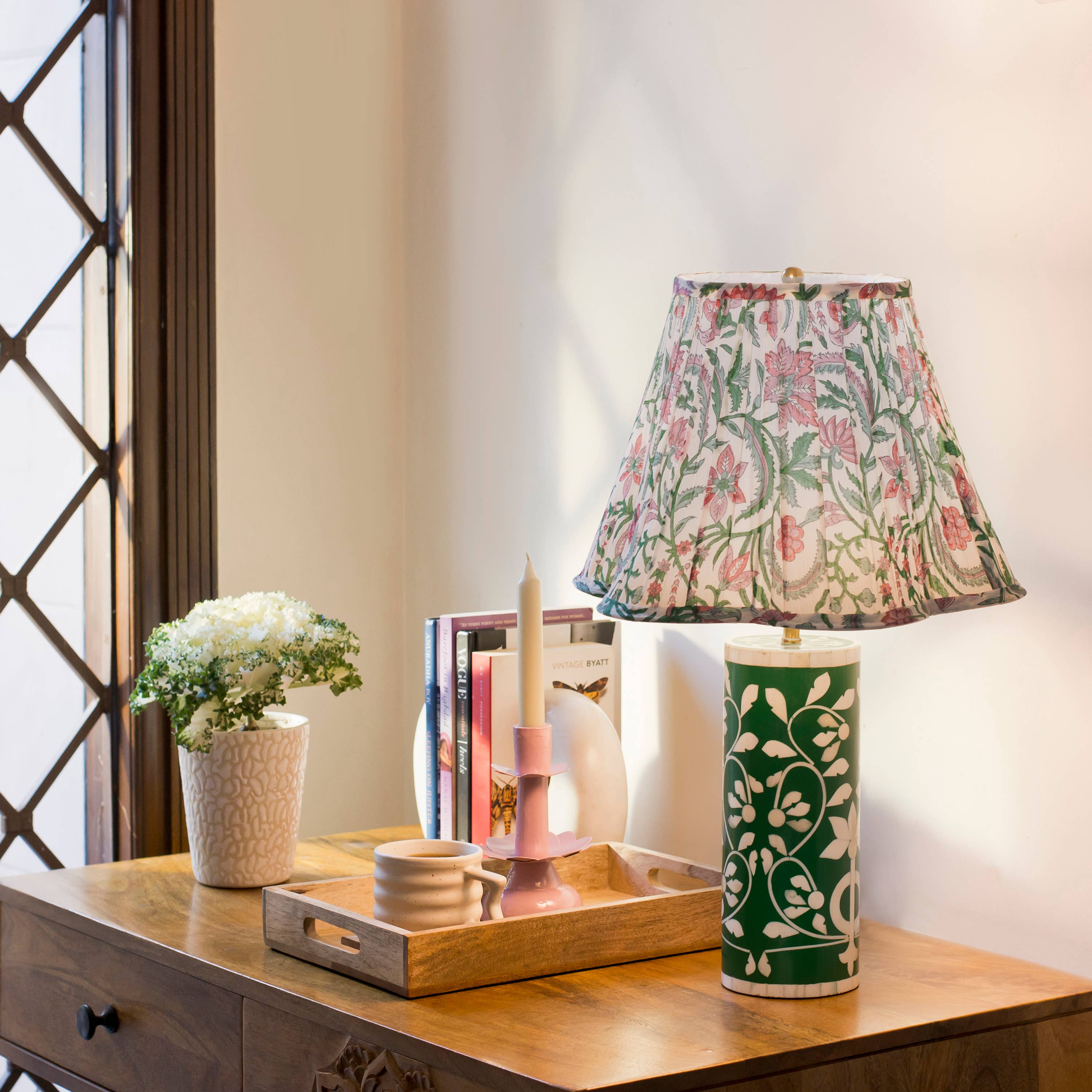 Mela Artisans - Wholesale Accent/Desk Lamp - Floral Vines Table Lamps- Multiple Colors19