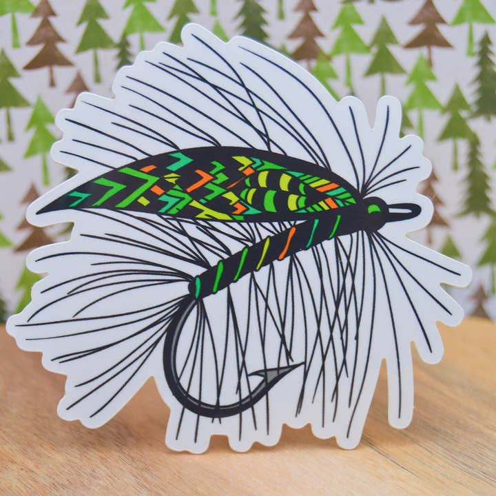 Autocollant imperméable pour leurre de pêche, autocollant de pêche pour la vente par Crafted by Chris Co.