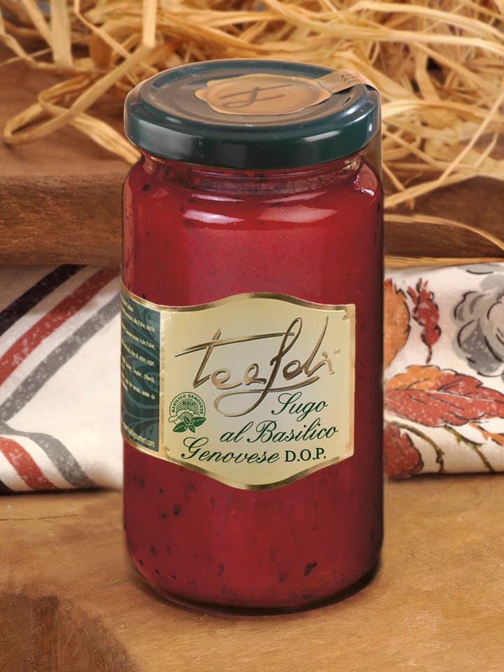Genoese Basil PDO Sauce 180g for wholesale by ANTICO PASTIFICIO TEALDI SRL (Tealdi)