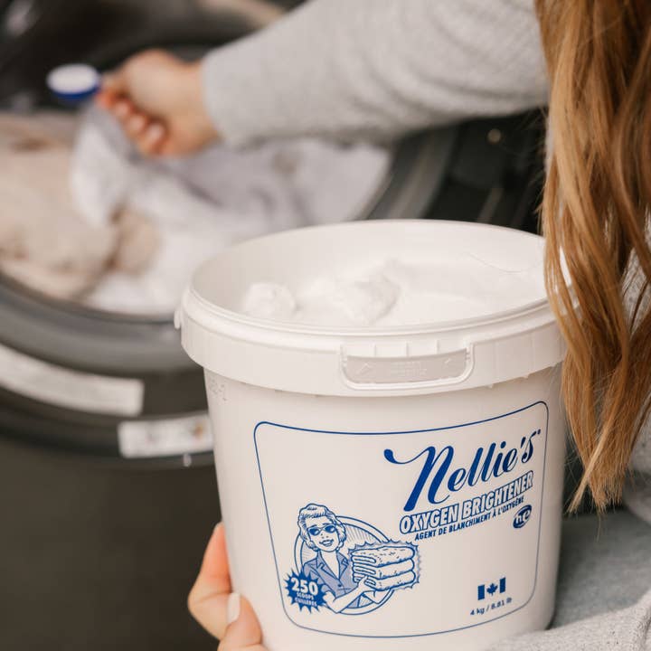Nellie's Clean - Wholesale Laundry Detergent Powder/Pods - Oxygen Brightener (Laundry Booster) 250 Scoop Bucket