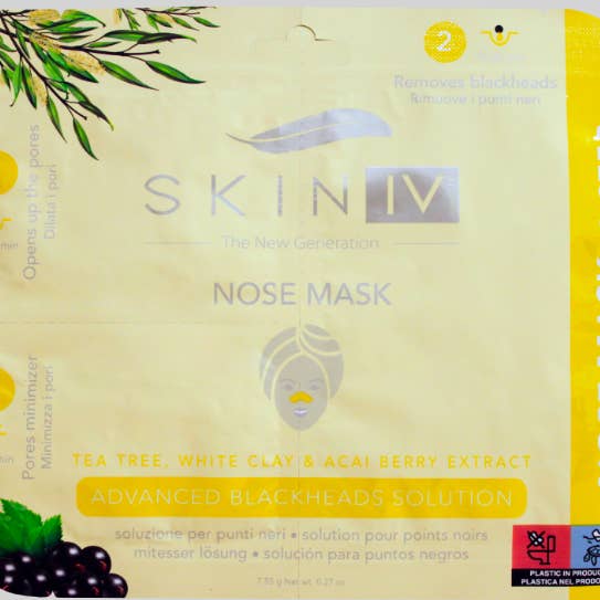 SKIN IV - Wholesale Skincare Face Mask - 3-STEP NOSE MASK BLACKHEAD SOLUTION