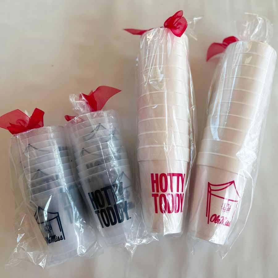 Two Funny Girls - Wholesale Disposable Cup - Foam Cup 10 Pack {Ole Miss - U of Mississippi Hotty Toddy}4
