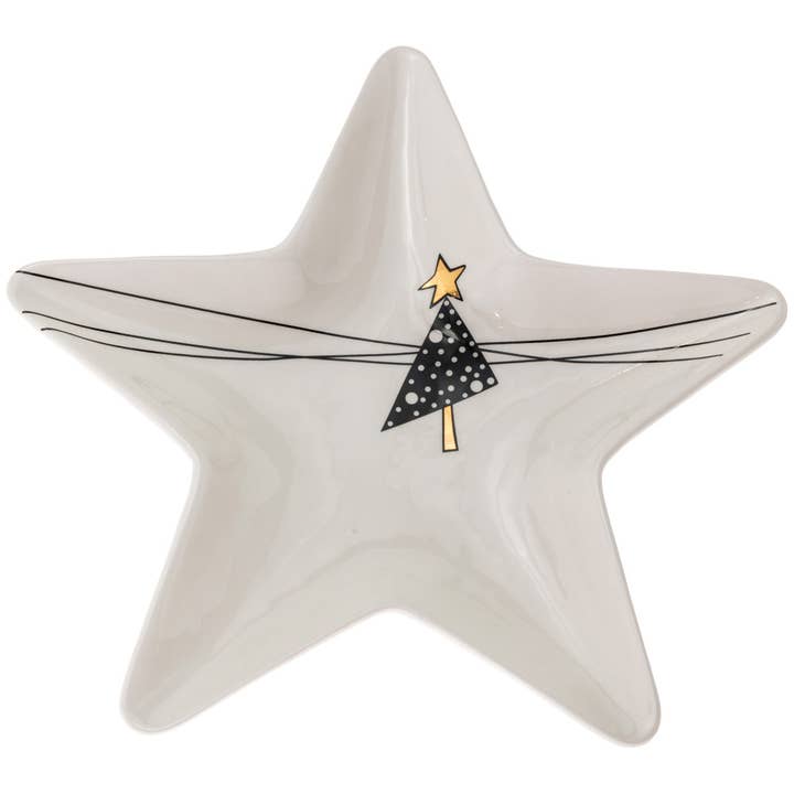 Denise'S Tree Star Christmas Plate for wholesale by Boston International