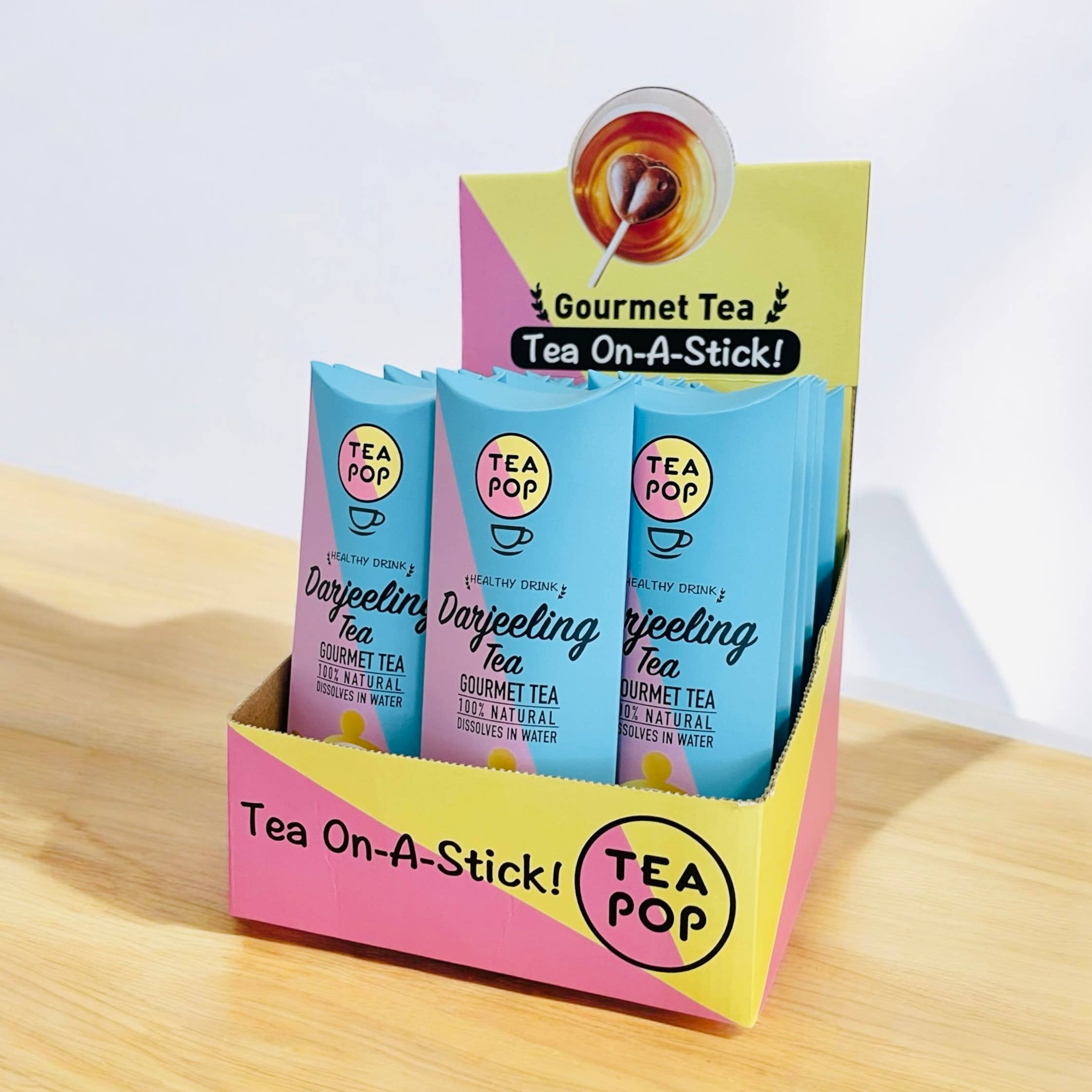 Northern Tea Company - Wholesale Health/Detox Tea - Darjeeling Gourmet TEA on-a-stick! / (20x stick Tray)1