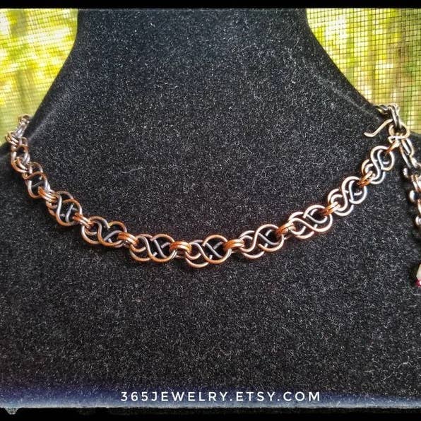 24" Handmade Celtic Chain Mail Necklace for wholesale by 365 Jewelry