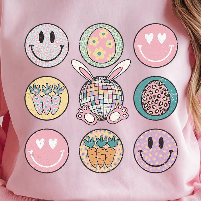 Easter Tic Tac Toe Full Color Transfer for wholesale by RBA Transfers