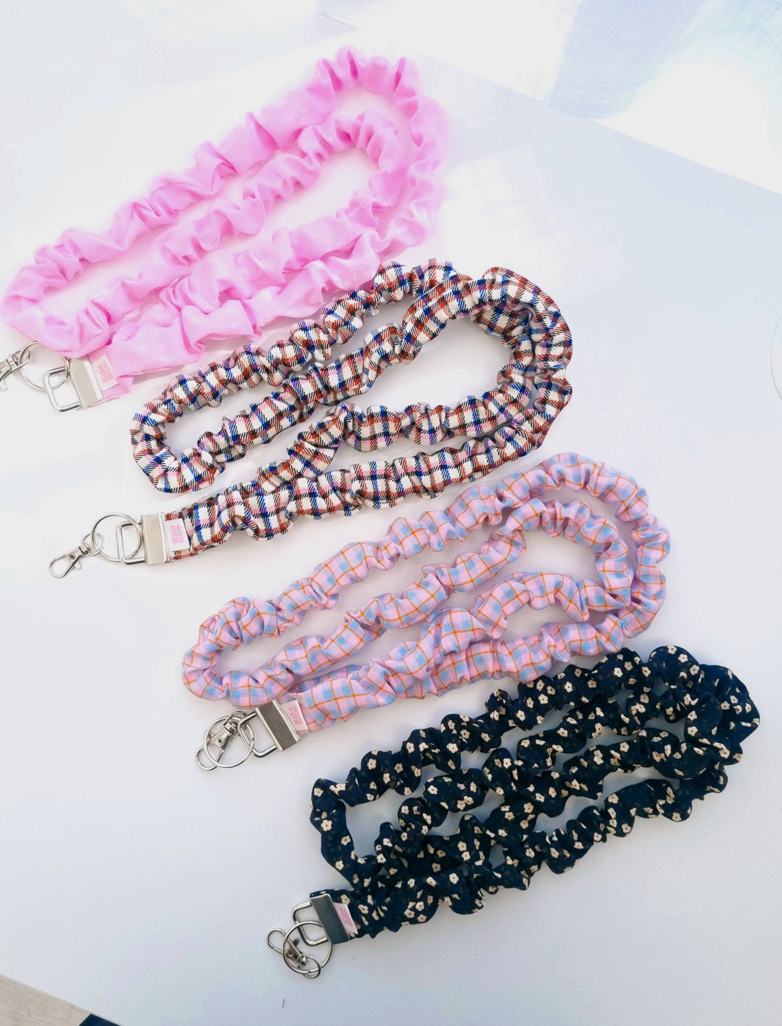 Kiki & Co. - Wholesale Lanyard - Women's - Scrunchie Lanyard - Ally Plaid2