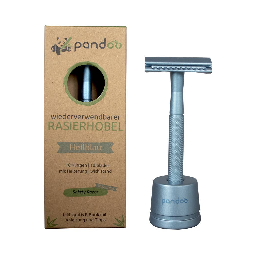 Pandoo – wholesale Razor – Metal safety razor | incl. 10 blades and holder25
