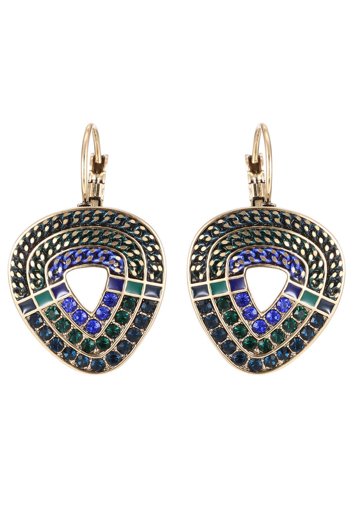 Blossom bijoux - Wholesale Dangle Earrings - 19AHBOMH001 Rhinestone Sleeper Earrings3