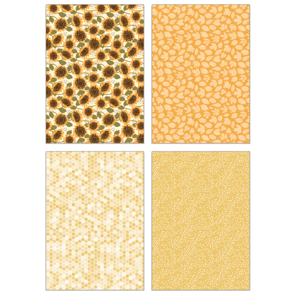 Honey Bee Stamps - Wholesale Craft Supplies - Fall Is In The Air Paper Pad 6x8.5 - 24 Double-Sided Sheets6