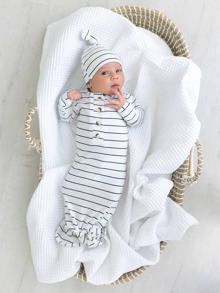 Stroller Society - Vente Ensemble gigoteuse – bébé - Vêtements pour nouveau-nés - Ensembles de robe et chapeau pour bébé - Vêtements pour bébé17