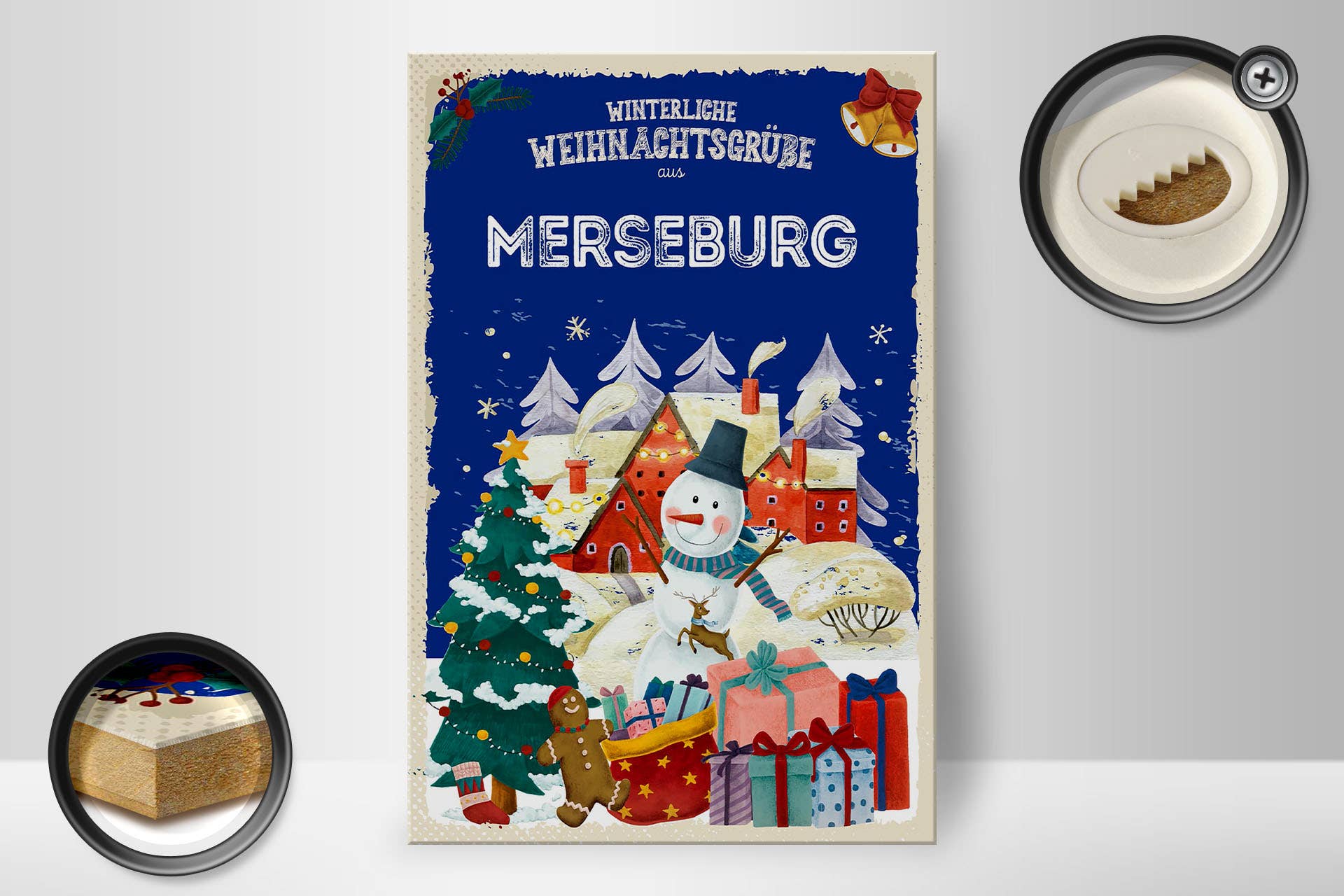 Femer - Wholesale Sign - Merseburg Christmas Greetings Wooden Sign 20x30cm1