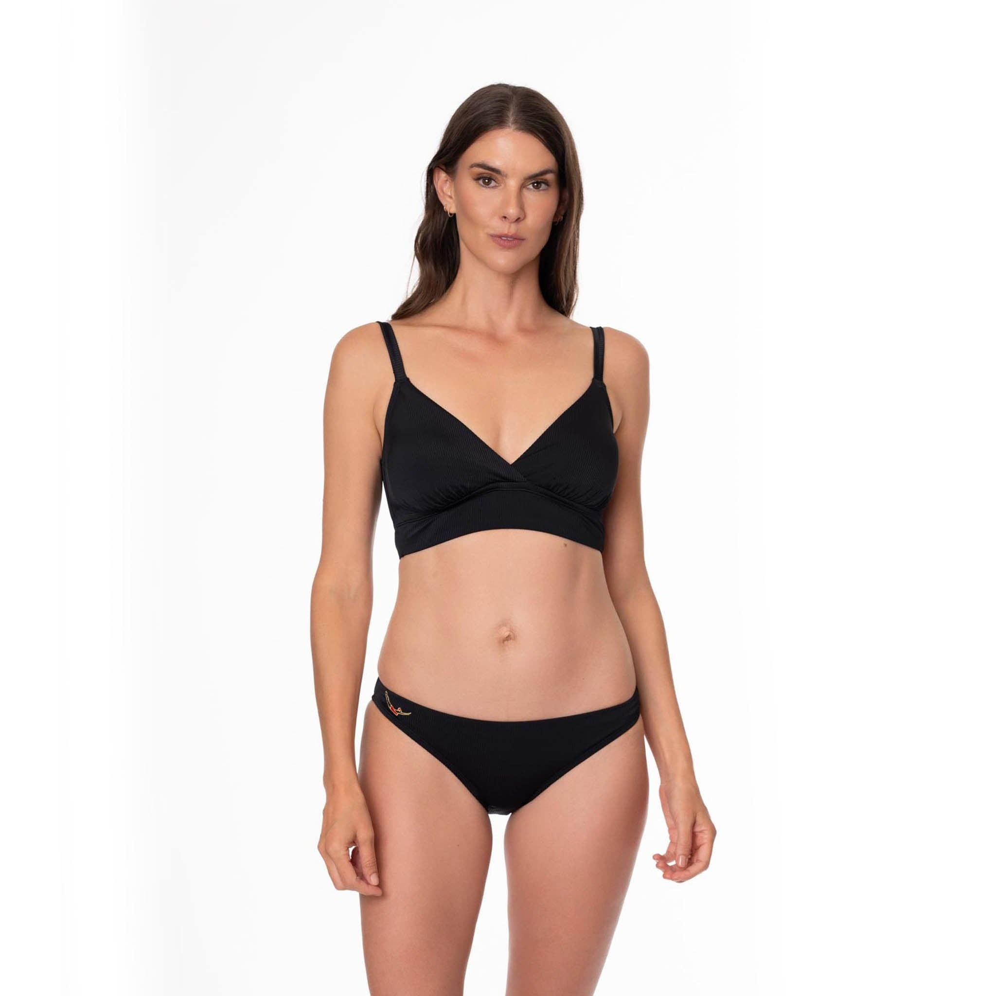  BLACK BETWEEN THE LINES SMOKIN' BIKINI BOTTOM for wholesale on Faire1