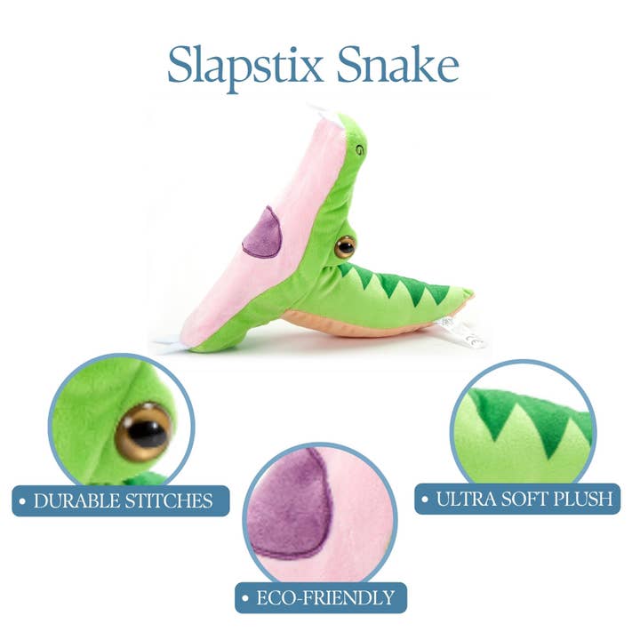 The Petting Zoo - Wholesale Stuffed/Plush Toy - Kids & Baby - 10" (23cm) Slapstix Snake Slap Bracelet
