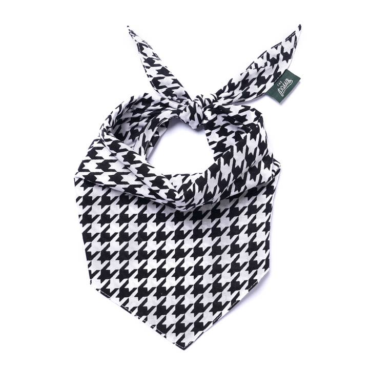 Classic Houndstooth Dog Bandana for wholesale by The Paws