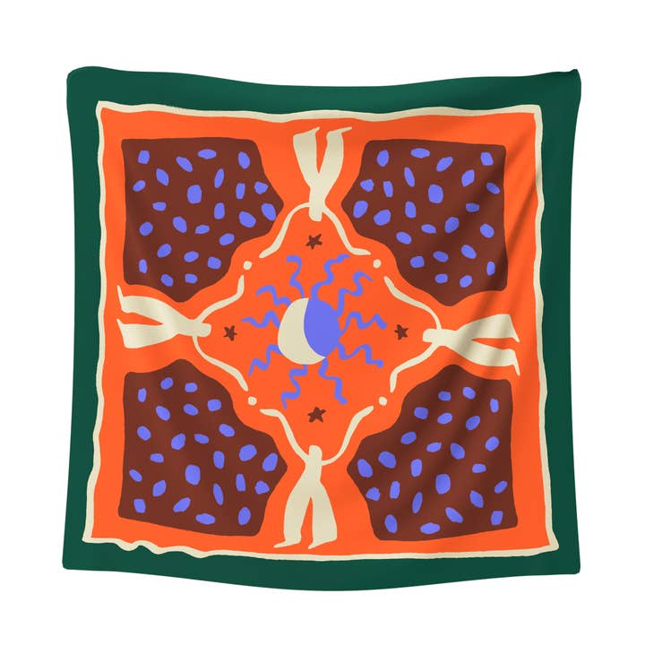 STUDIO ARDE - Wholesale Scarf - Women's - Medium RITUAL Scarf / 100% Silk Twill Capsule