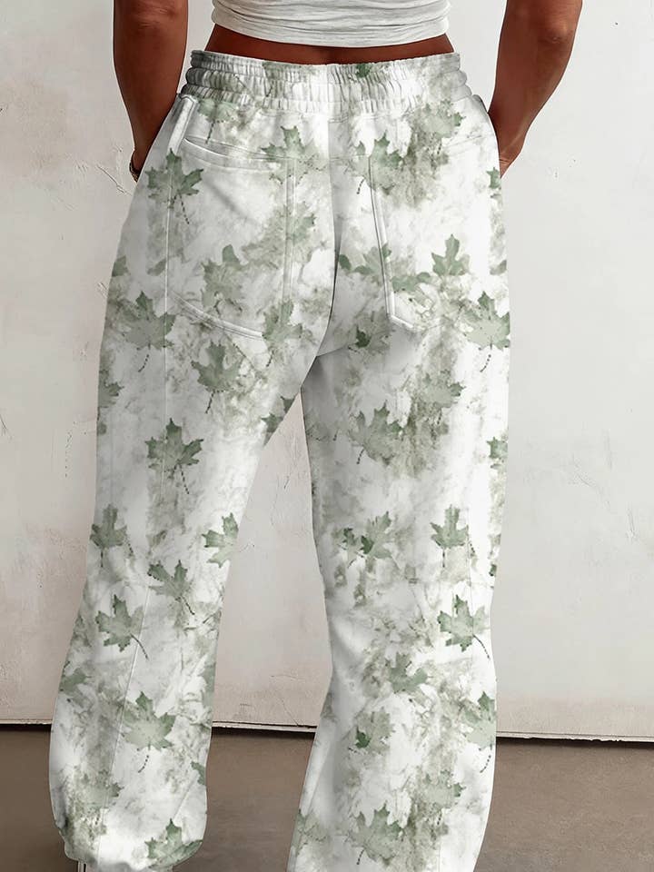 Lovesoft - Wholesale Lounge Sweatpants/Joggers - Women's - Beige Camo Print Baggy Drawstring Jogger Sweatpants4