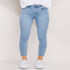 KanCan Jeans  High Waisted White Super Skinny Jeans KC11235WT