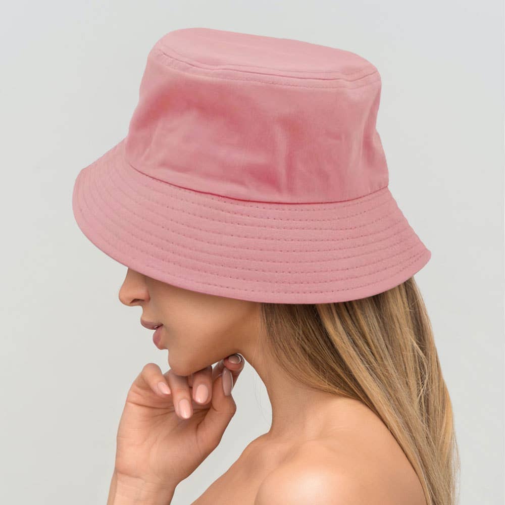 Sensibling Corp. - Wholesale Bucket Hat - Women's - Solid Bucket Hat0