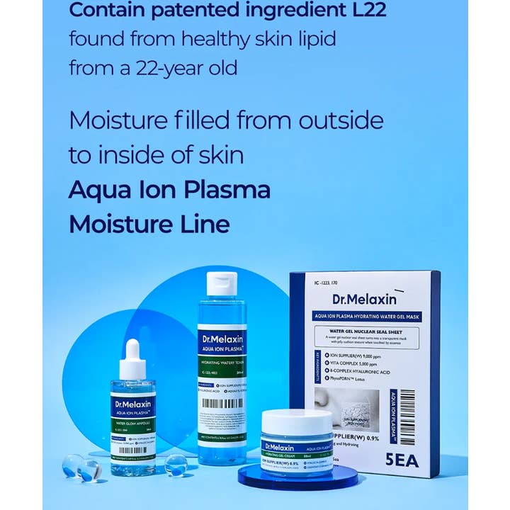 K Motives Beauty - Wholesale Facial moisturiser - Dr.Melaxin Aqua Ion Plasma Hydrating Gel Cream 50ml3