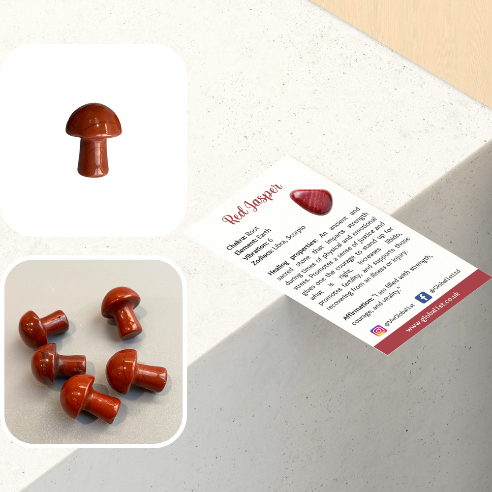 VIE - Wholesale Spiritual Stone/Crystal - Crystal Mushroom, 2cm26