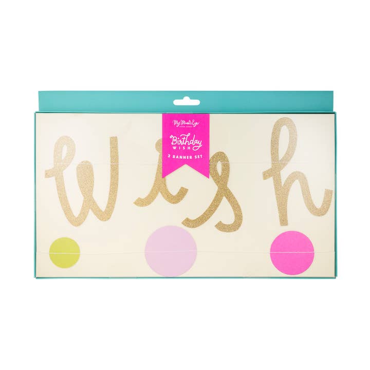 PLWIS03 - Make A Wish Banner Set for wholesale by My Mind’s Eye