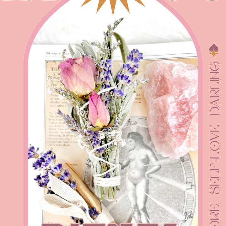 The 12th Moon - Wholesale Meditation Supplies - LOVE RITUAL KIT - Self-Love & Gifting - Smoke Cleansing