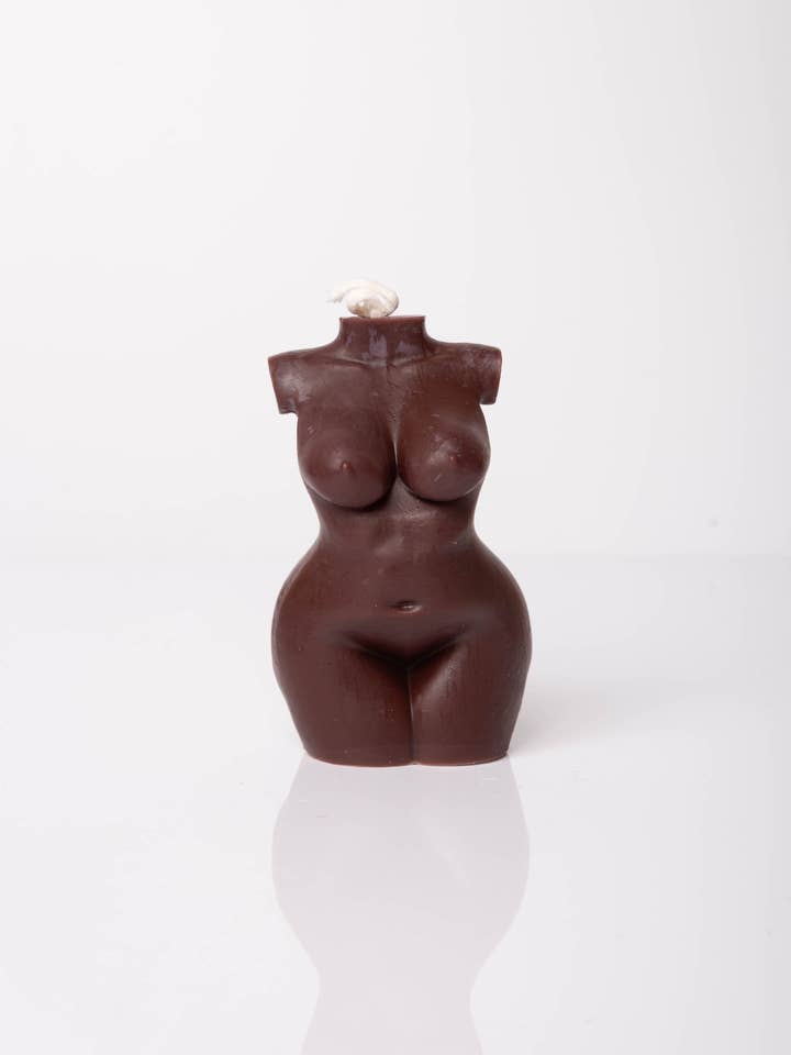Velas de cera de soja orgánica - Torso femenino para venta al por mayor de Pstve Glo