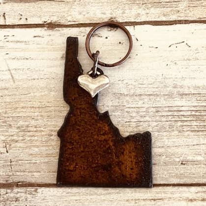 Universal Ironworks USA - Vendita all'ingrosso Portachiavi - Unisex - Portachiavi Idaho State Shape0